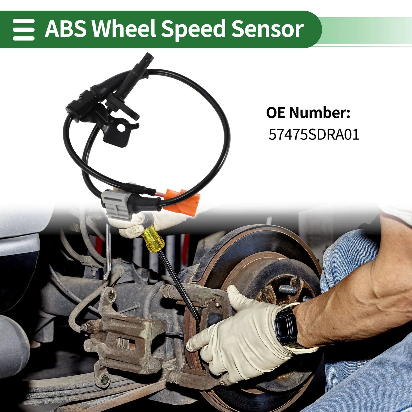 ABS Wheel Speed Sensor for Honda Accord Hybrid (2005-2007)