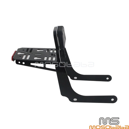 Club Style Sissy Bar w/Luggage Backrest Rack for Harley Softail FLDE FLSL FXBB FXST (2018-2025)