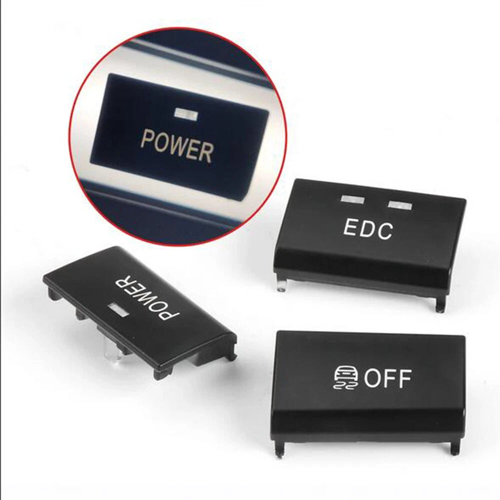 3 x Center Console Switch Button Caps for 05-12 BMW E90 E92 E93 M3