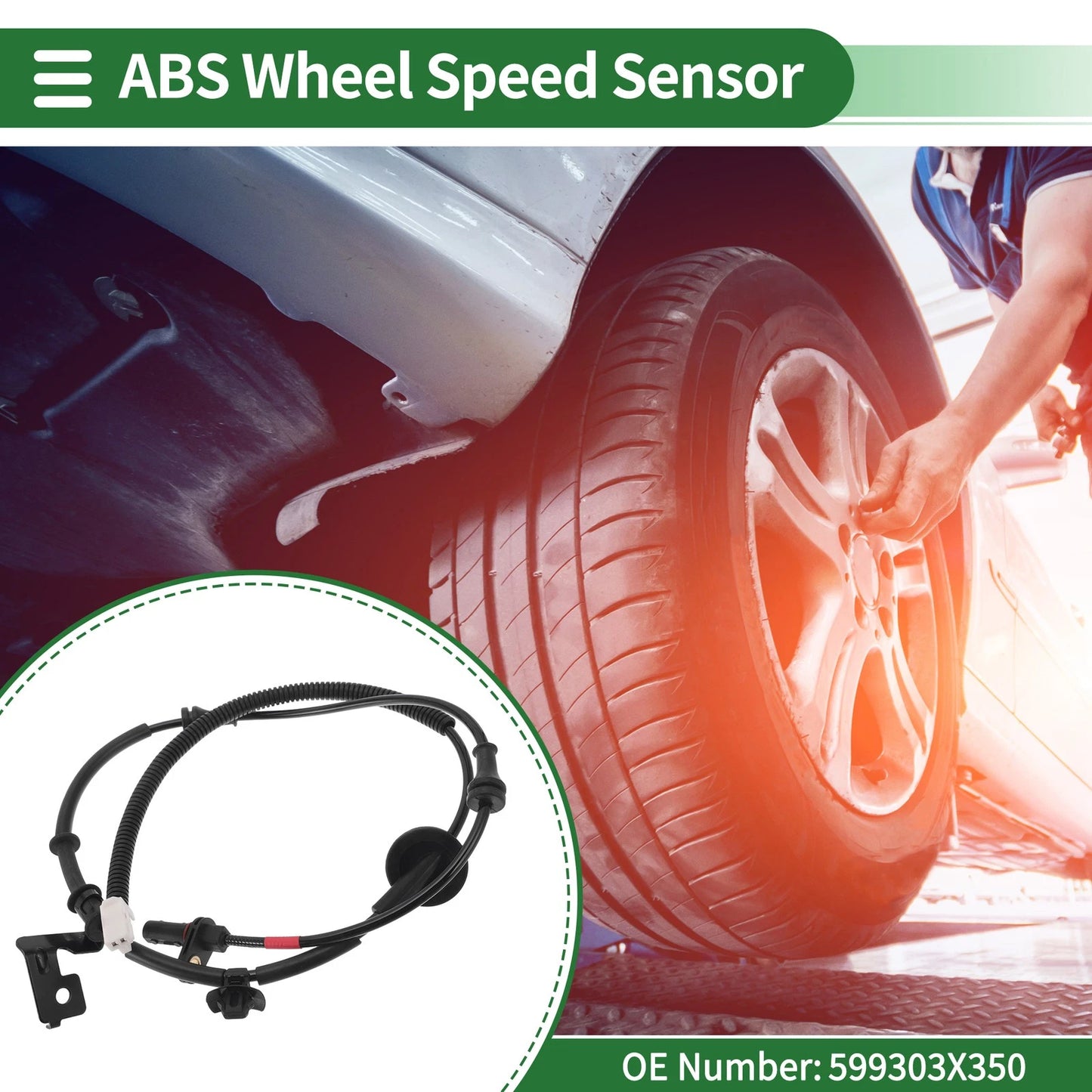 ABS Wheel Speed Sensor for Hyundai Elantra 2014-2016 Right Rear