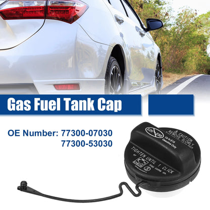 Gas Fuel Tank Cap for Toyota Camry, Lexus ES 350 (2013-2020) Black