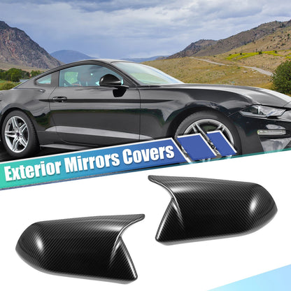 Carbon Fiber Rearview Side Mirror Covers for Ford Mustang (2015-2023)