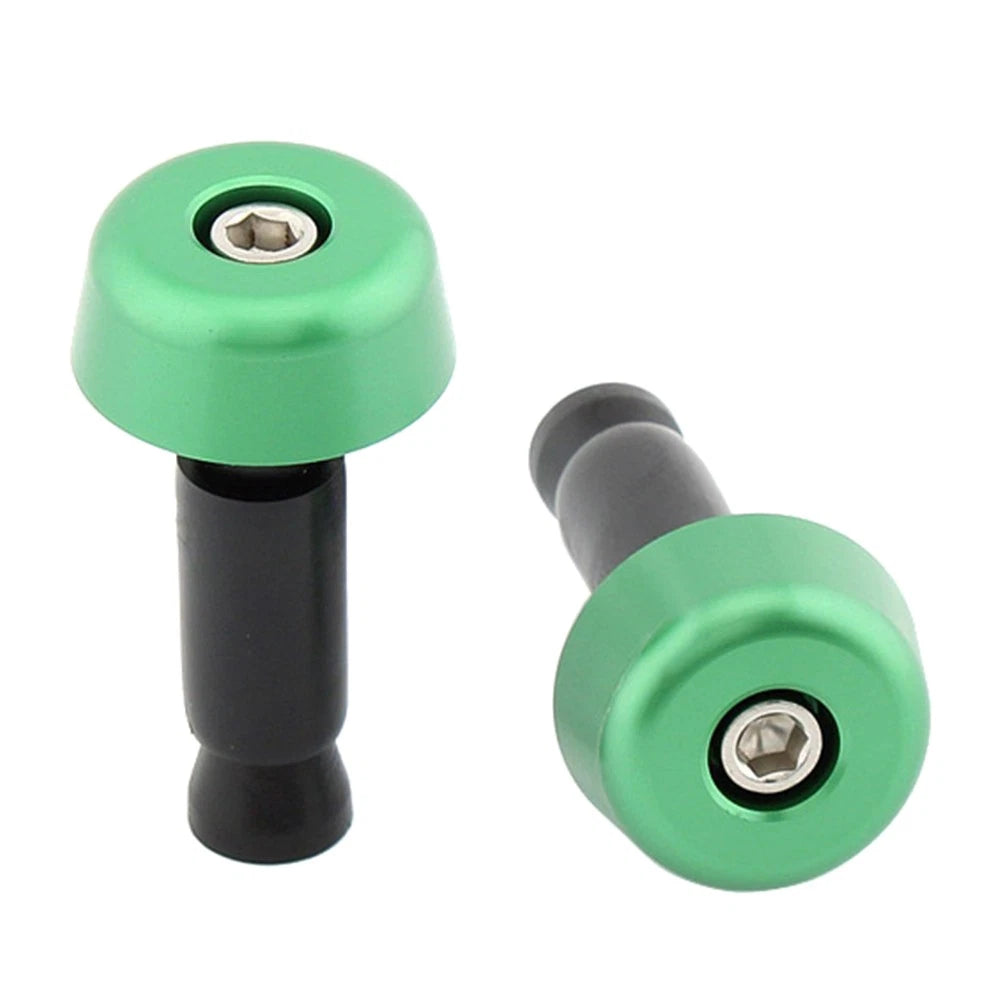 0.5in Handlebar Hand Grips & End Caps for Universal Motorcycle (No Year)