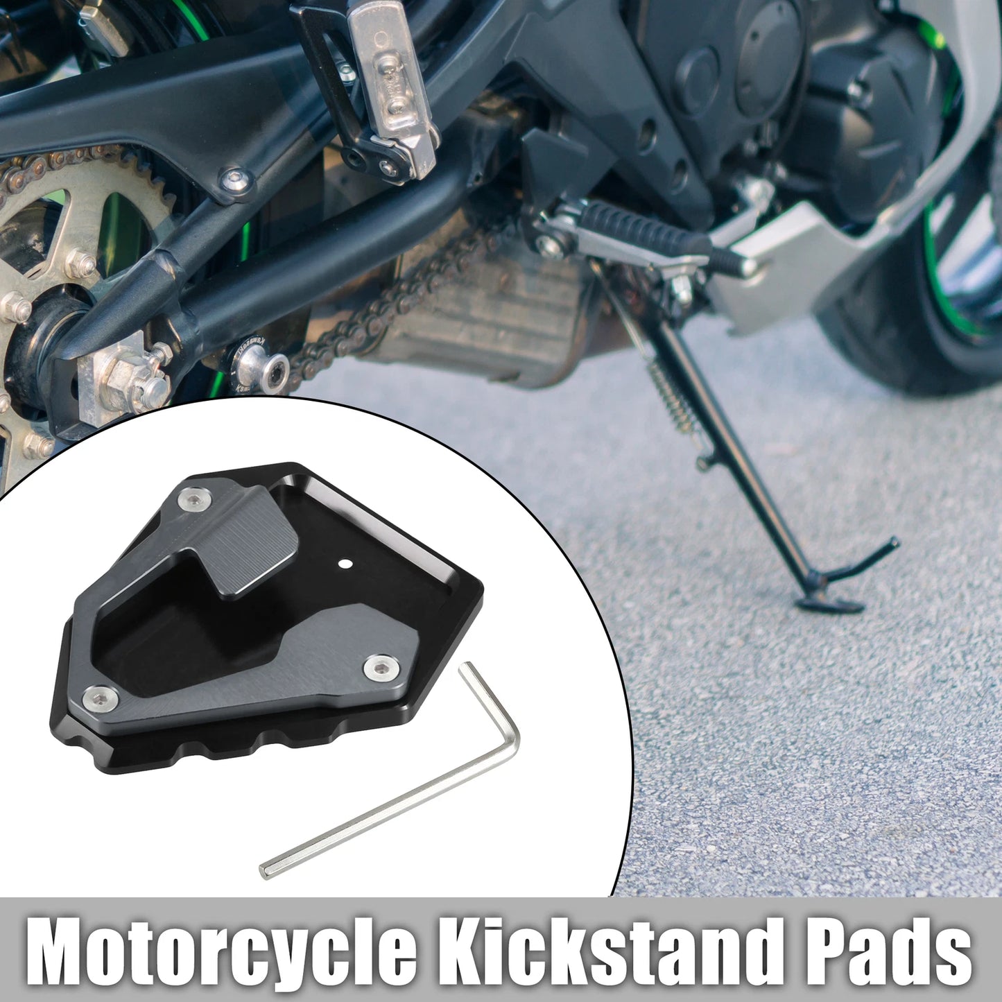 Aluminum Alloy Motorcycle Kickstand Pad for Honda NT1100 (2022-2023)