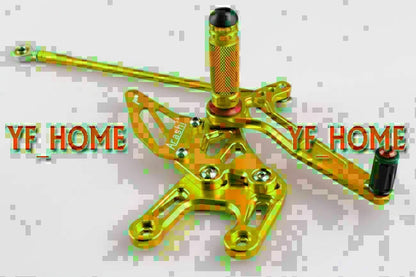 Gold Adjustable Rearset Footpeg for Kawasaki Ninja ZX10R (2008-2010)