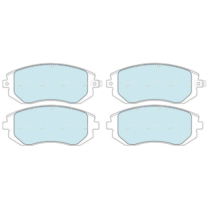GCT Front Disc Brake Pads for Subaru Impreza GDE S 2.0L 2.5L 2001