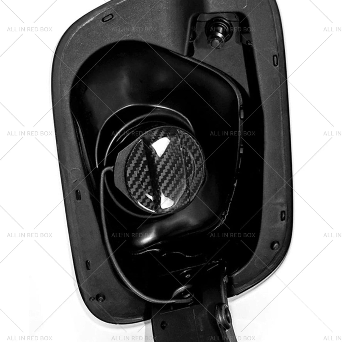 Black Carbon Fiber Fuel Gas Tank Cap Cover for Audi A1 A3 A4 A5 A6 VW