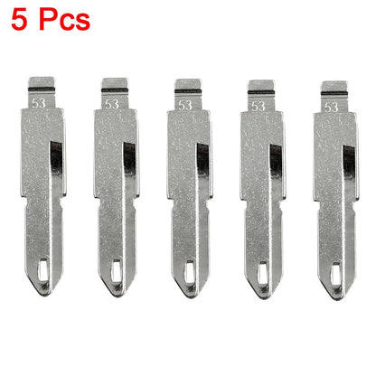 5 x Metal Flip Remote Key Blades for Peugeot 206 (2000-2010)