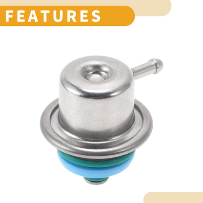 Fuel Pressure Regulator for Ford E-150 (1999-2004) Metal 20-70 Psi