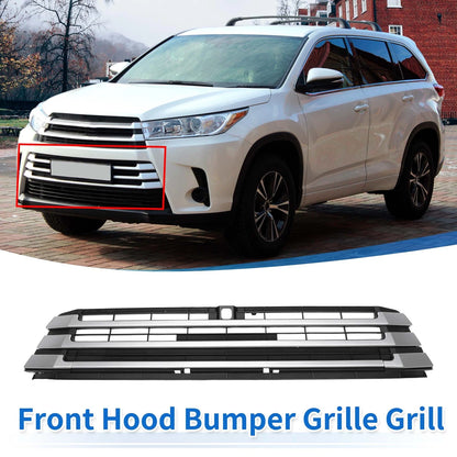 Front Hood Bumper Grille for Toyota Highlander (2017-2019)