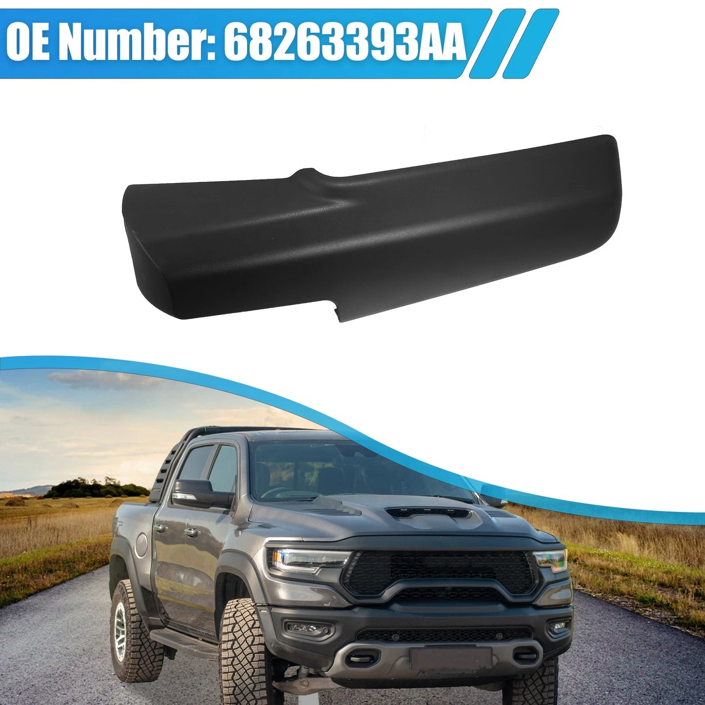 Front Left Arm Cover - Trailer Tow Mirror for Dodge Ram 1500/2500/3500