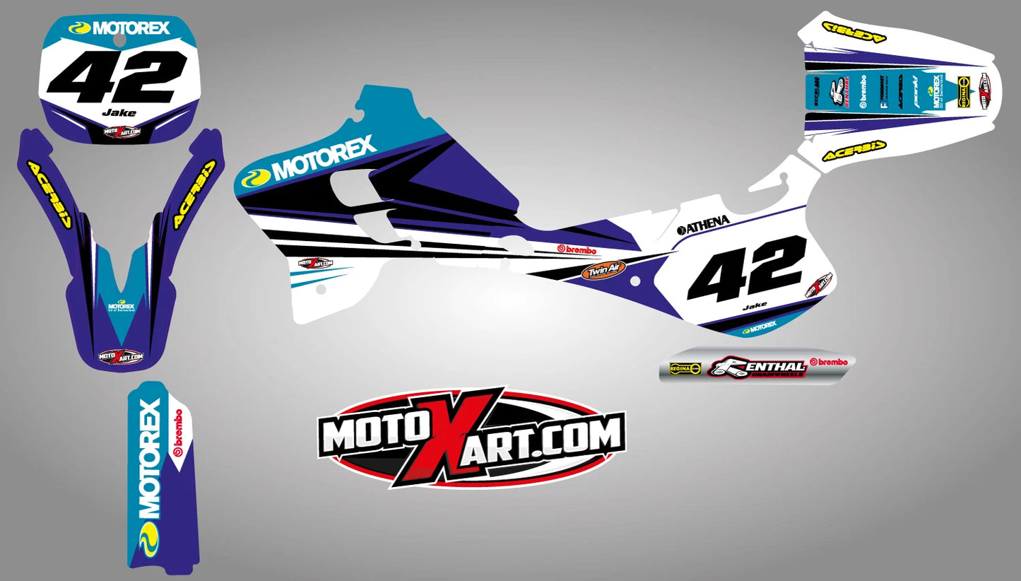 Full Custom Graphics Kit for Yamaha YZ 125/250 (1993-1995)