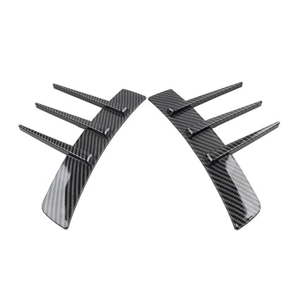 Carbon Black Front Rear Side Fender Vents for Universal Cars