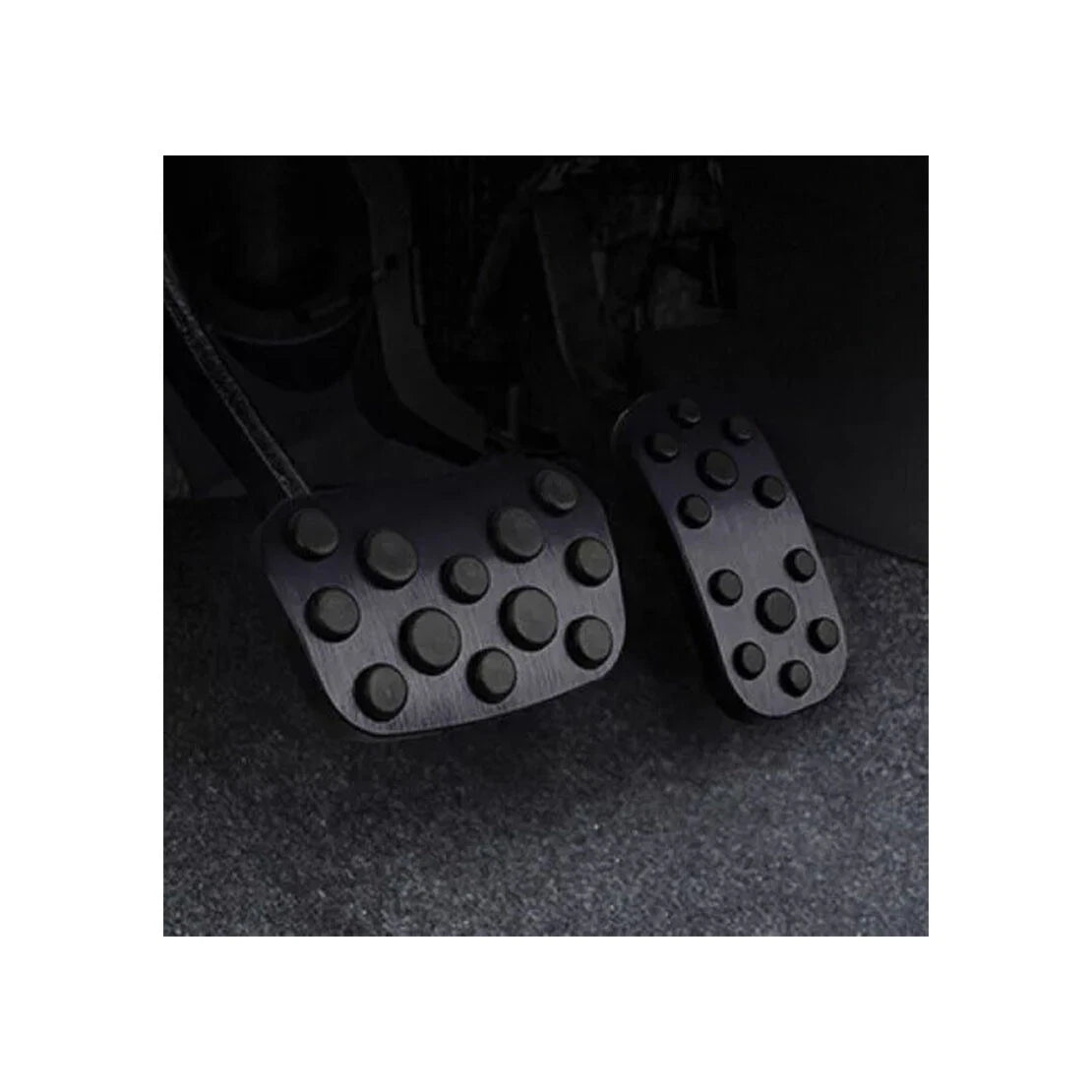 Gas Brake Footrest Pedal Pad Cover for Toyota Tundra (2022-2024)