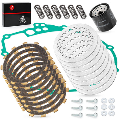 Clutch Friction/Steel Plates Kit w/ Gasket for Yamaha YZF-R6S (2006–2009)