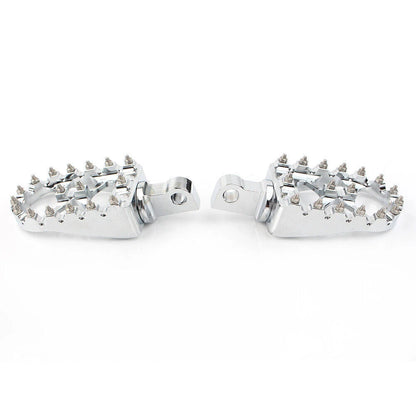 Wide Foot Pegs MX Style for Harley Dyna Sportster Iron 883 Fatboy