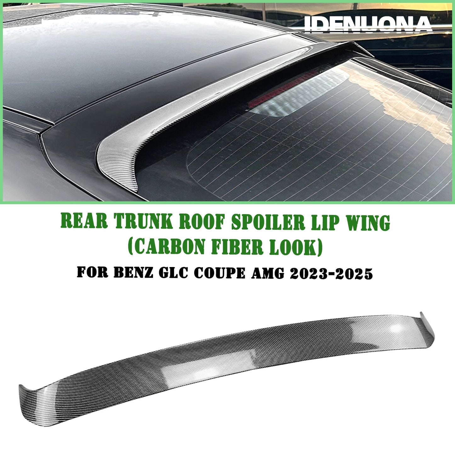 Rear Boot Spoiler for Mercedes Benz GLC Coupe AMG (2023-2025)