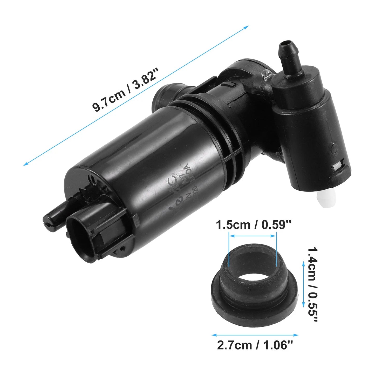 Windshield Washer Pump w/ Grommet for Nissan Rogue (2017-2021)