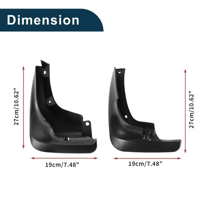 Mud Flaps Splash Guards 2 x Set for Toyota Carina E/Corona (1992-1997)