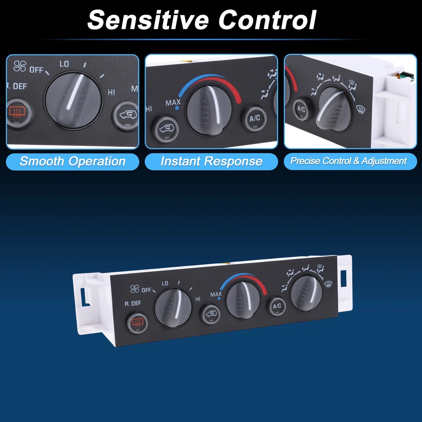 A/C Heater Climate Control Switch Module Panel for Chevrolet C2500