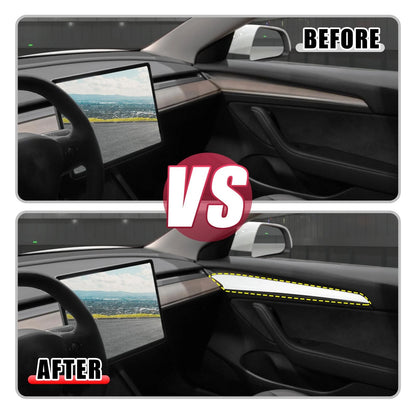 Inner Front Door Panel Armrest Covers for Tesla Model 3 (2021-2022)