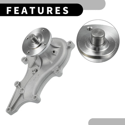 Water Pump with Gasket & Screw Kit for Toyota 4Runner 2.4L (1985-1995)