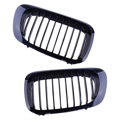 Black Dual Slat Kidney Grille for BMW 3-Series E46 M3 (2001-2006)