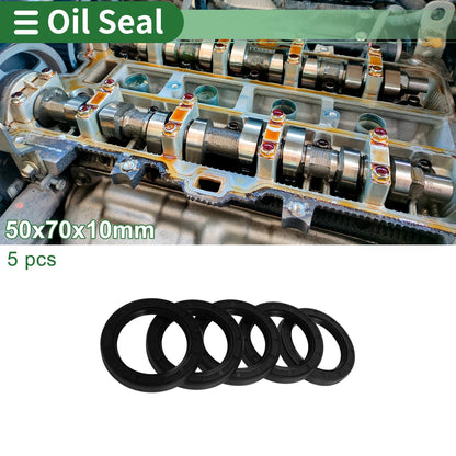 Oil Seal 50x70x10mm Seal Ring Rotary Shaft Seal NBR Rubber for Vehicle