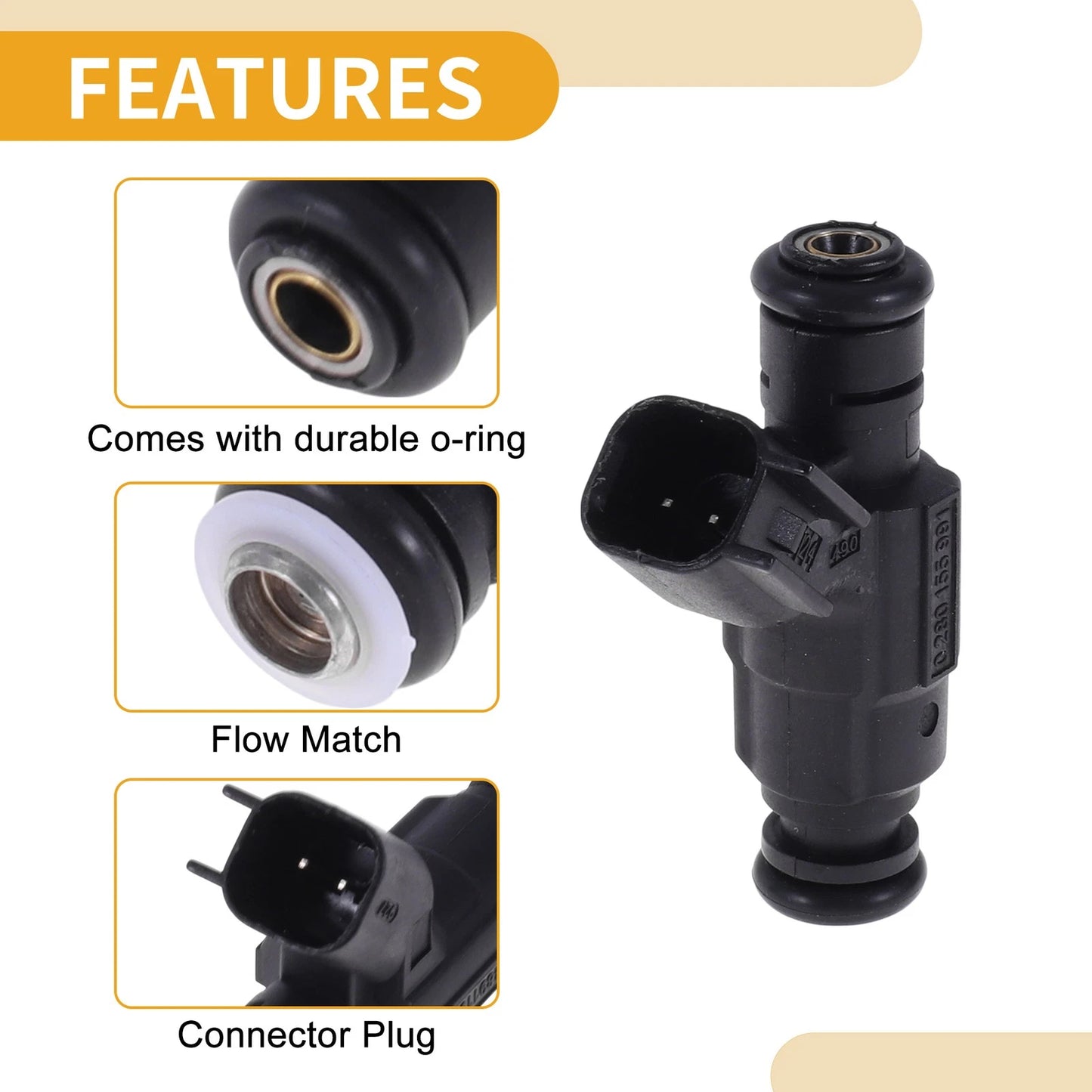 Fuel Injector No.0280155991 for Mini Cooper R50 R53 (2002-2006)