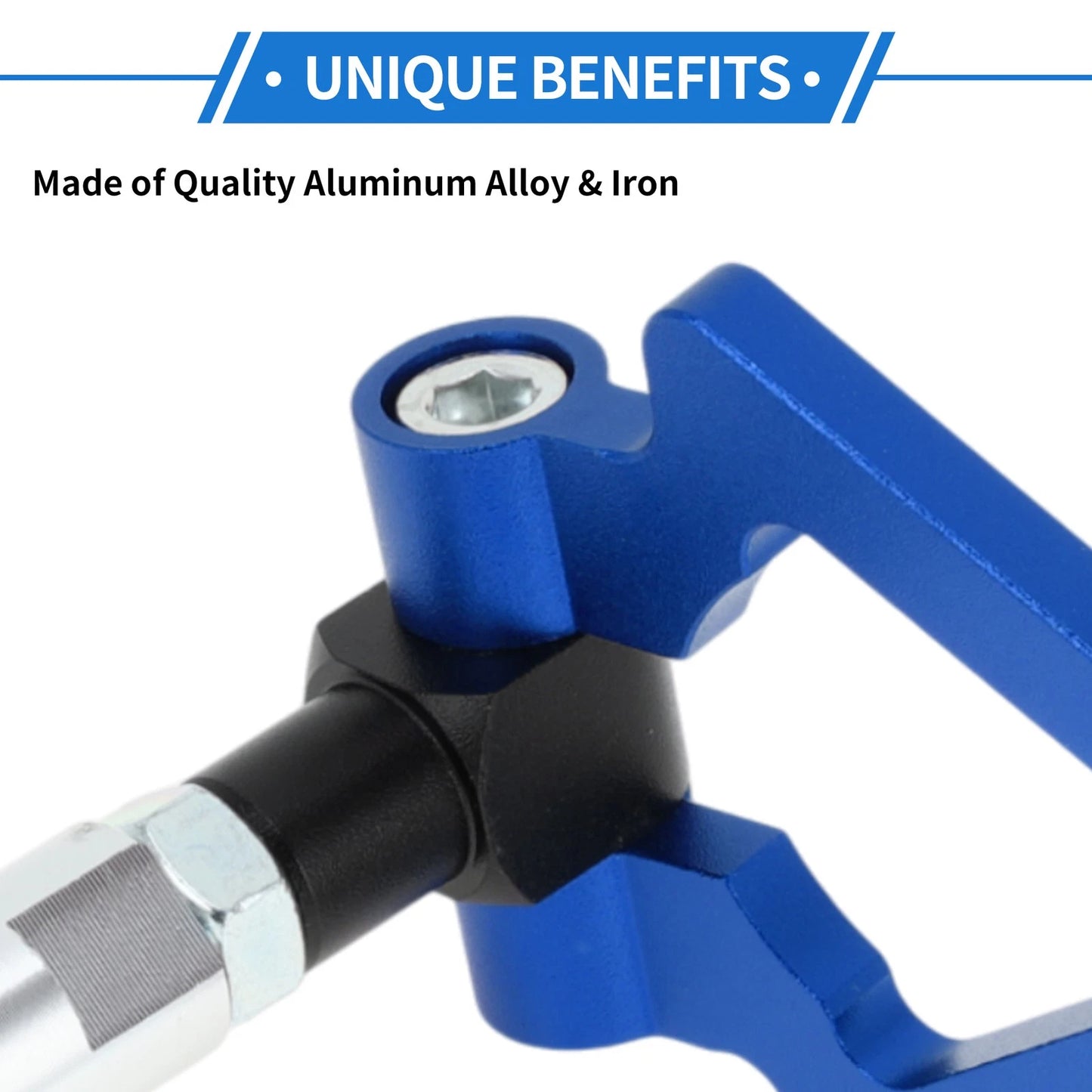 Folding Screw-on Tow Hooks for Toyota Avanza (Blue)