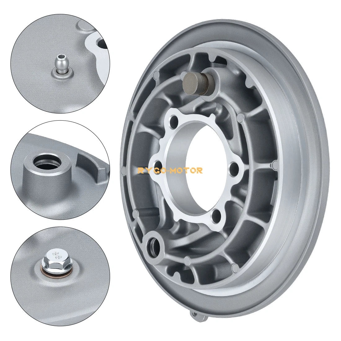 Rear Brake Drum Plate Panel for Yamaha Bear Tracker 250 (1999–2004)