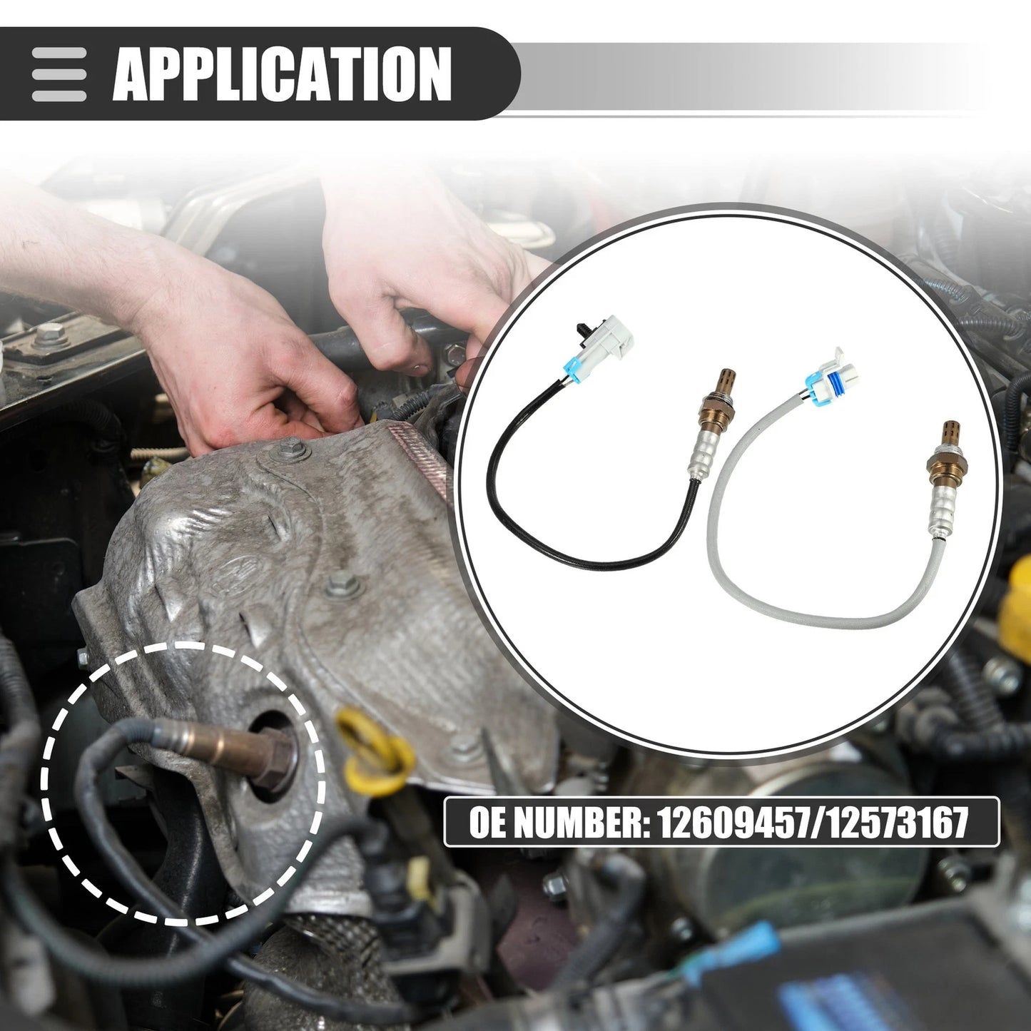4 x Oxygen Sensors for Cadillac Escalade (2008-2014)