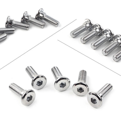 5 x M8x25mm Steel Bolts Hex Socket Disc Brake Rotor Screws Fasteners