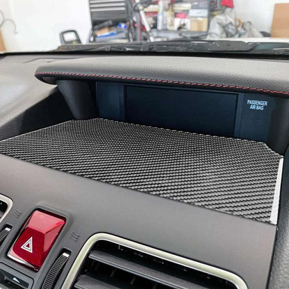 Carbon Fiber Dash Center Display Base Panel Trim for Subaru WRX / STI 2015-2021
