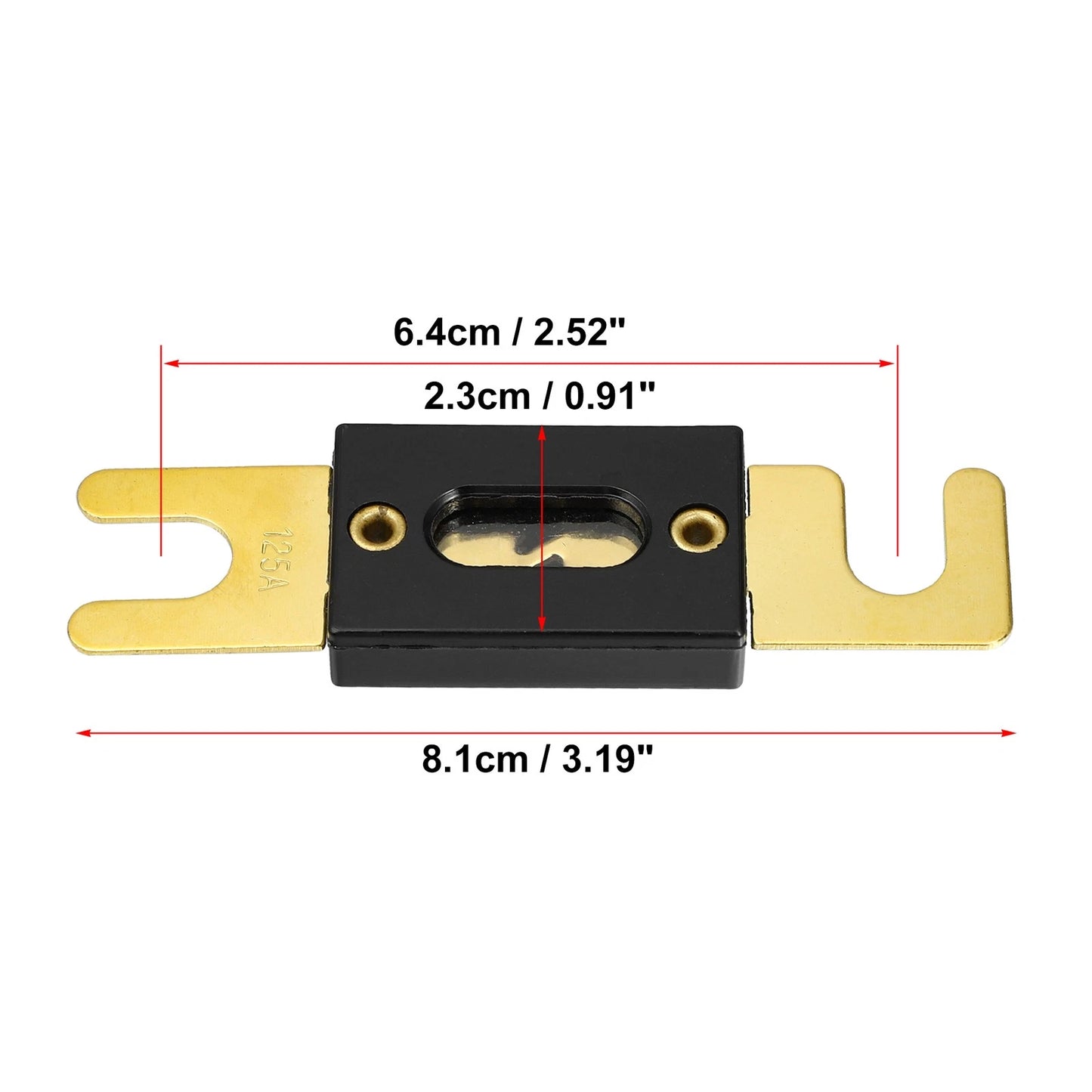2 x 125A ANL Fuses for Car Truck Motorcycle Boat Audio CDs
