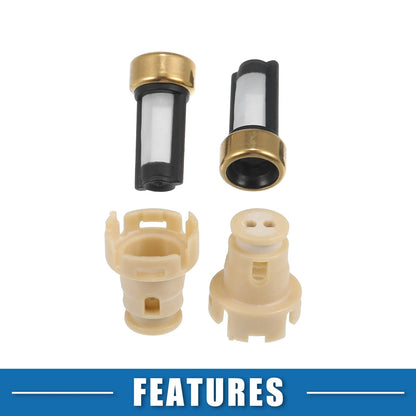 Fuel Injector O Rings Seals 2 x Micro Filters for Toyota Tacoma (1999-2004)