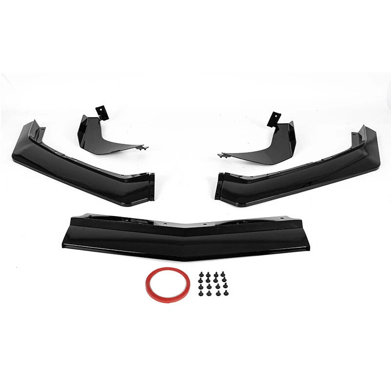 Carbon Flash Front Lip Bumper Splitter Winglet for 2020-2024 Corvette C8