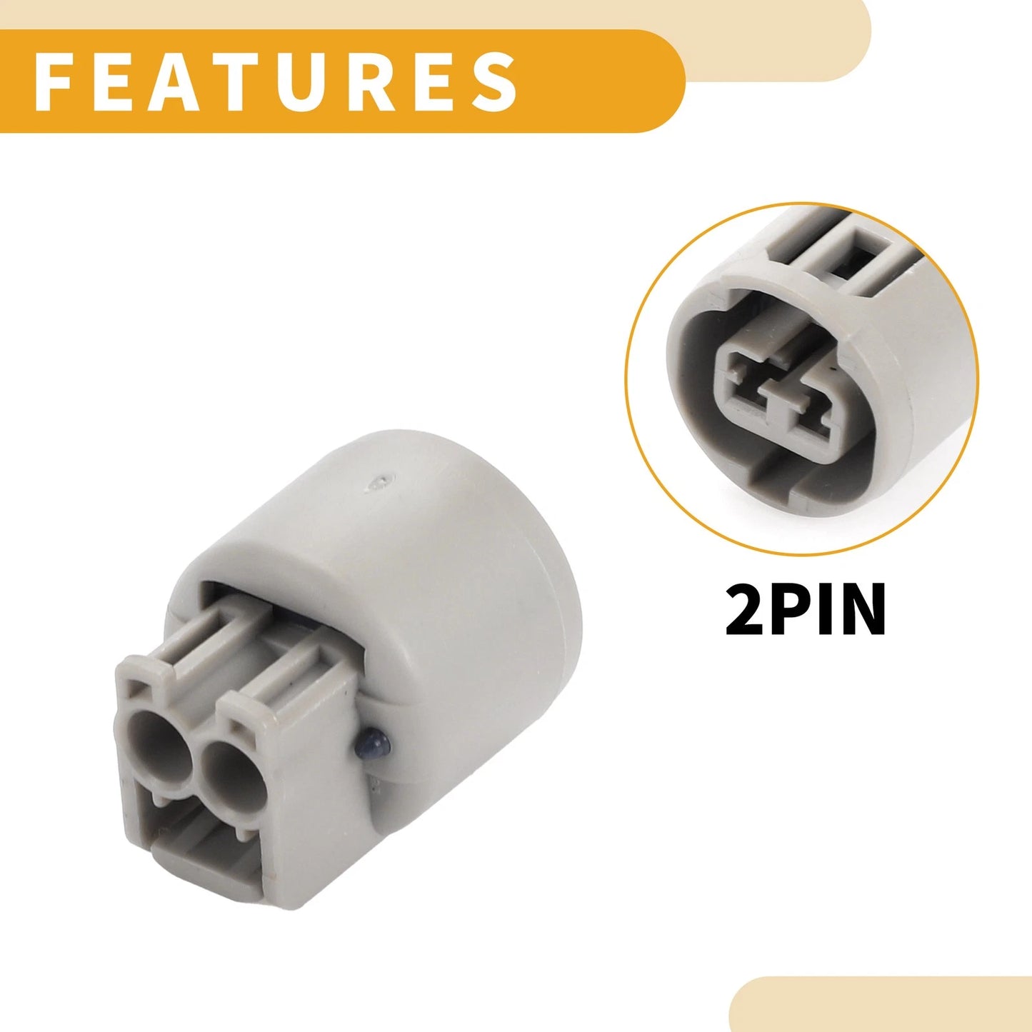 2 x Pin Car Sensor Connector Plug for Honda