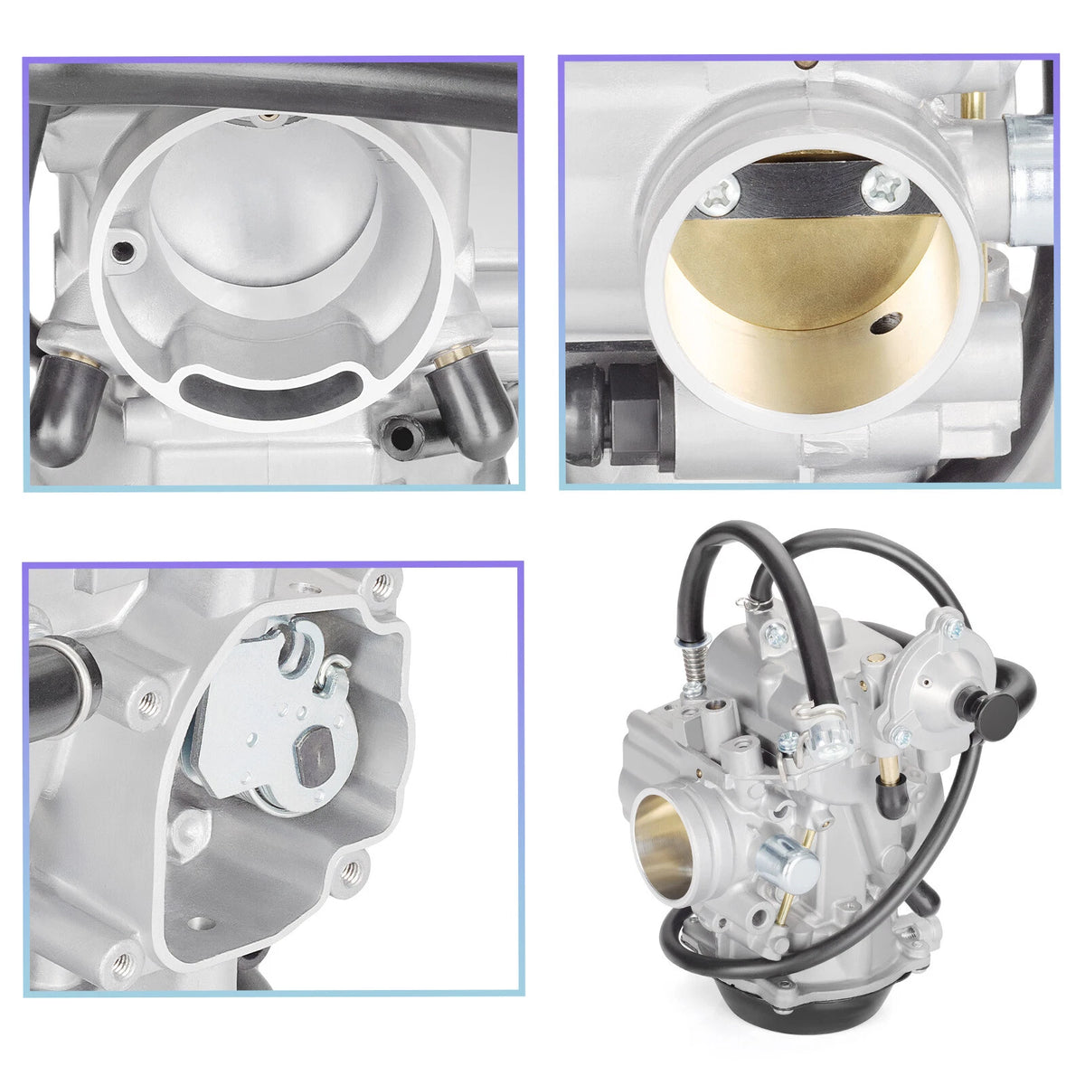 Carburetor Carb & Diaphragm Cover for Arctic Cat 400 2X4 4X4 (1998–2001)
