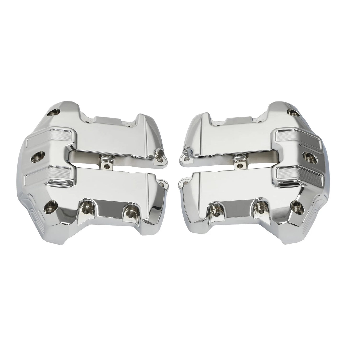 Rocker Box Covers for Harley Touring Street Road Glide 2017-2024 Chrome