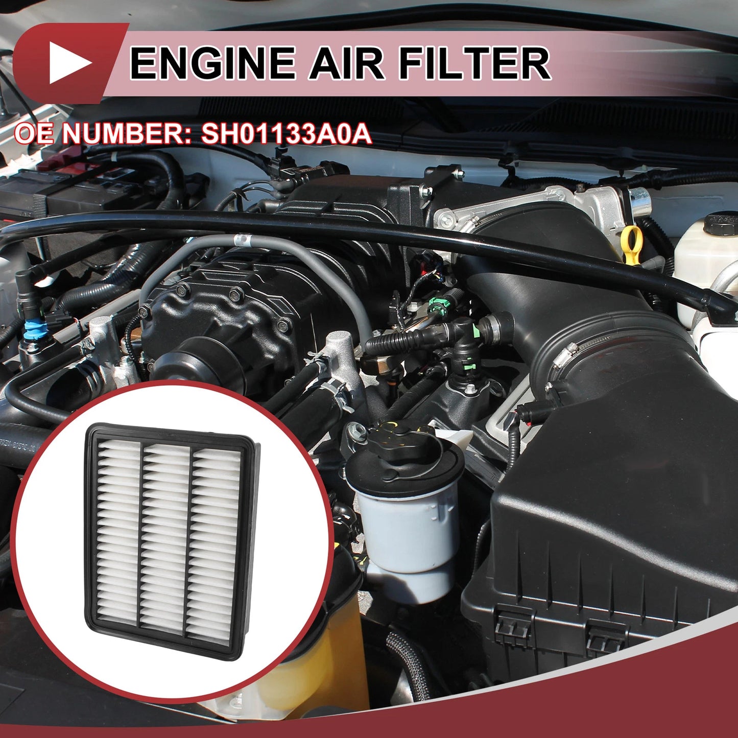 Engine Air Filter for Mazda 3 (2013) - Long Life 1 Pc
