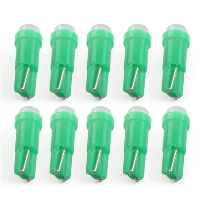 10 x T5 LED Green Dashboard Gauge Bulbs for Car Instrument Lights
