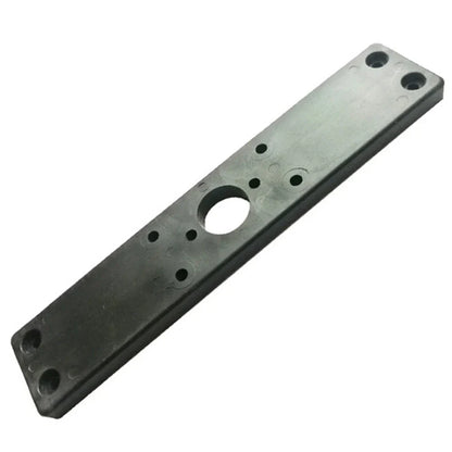 Boat Fishing Rod Mount Board Black ABS 111" for Surfaceboard Use