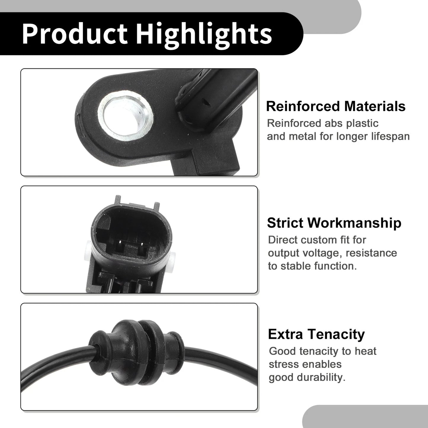 ABS Sensor Front Left or Right for Jeep Cherokee (2014-2023)