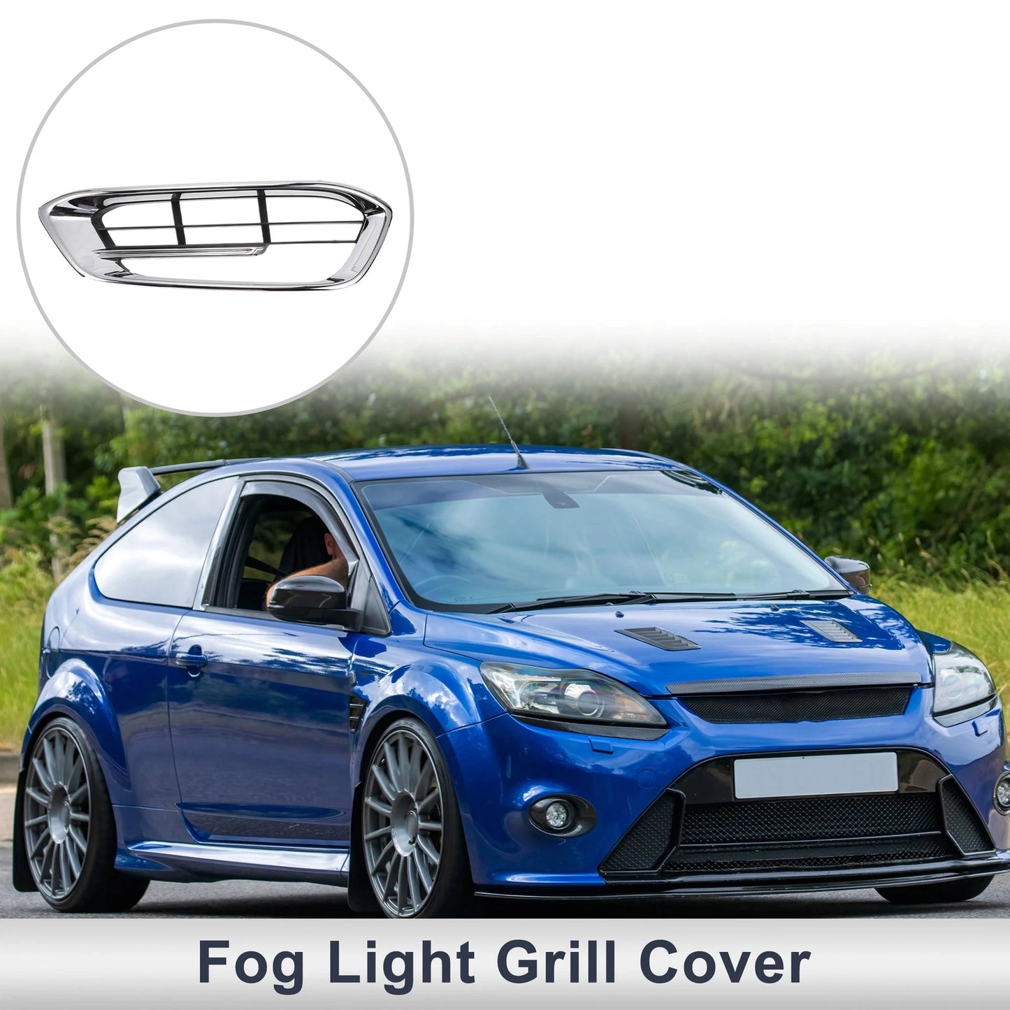 Front Right Fog Light Grill for Ford Taurus (2015-2018)
