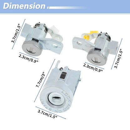 Ignition Switch Door Lock Cylinder for GMC Canyon Chevy