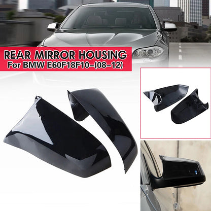 Gloss Black Mirror Cover Caps for BMW E60 F10 F11 F06 F12 F13 F01 F02 (2008-2017)