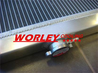 Aluminum Radiator for Suzuki Sierra 1.0 1.3 SJ410 SJ413 (1981-1996) + Red Hoses