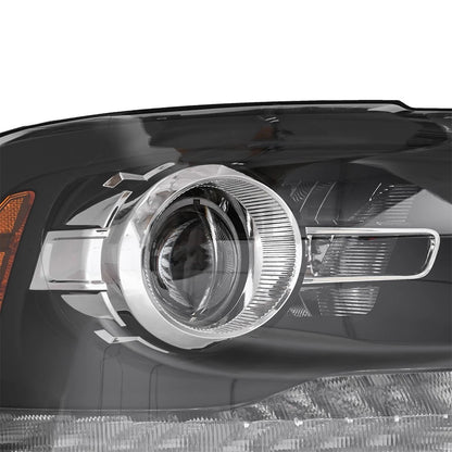 LED DRL w/ Projector Black Headlights for Dodge Ram (2013–2018)