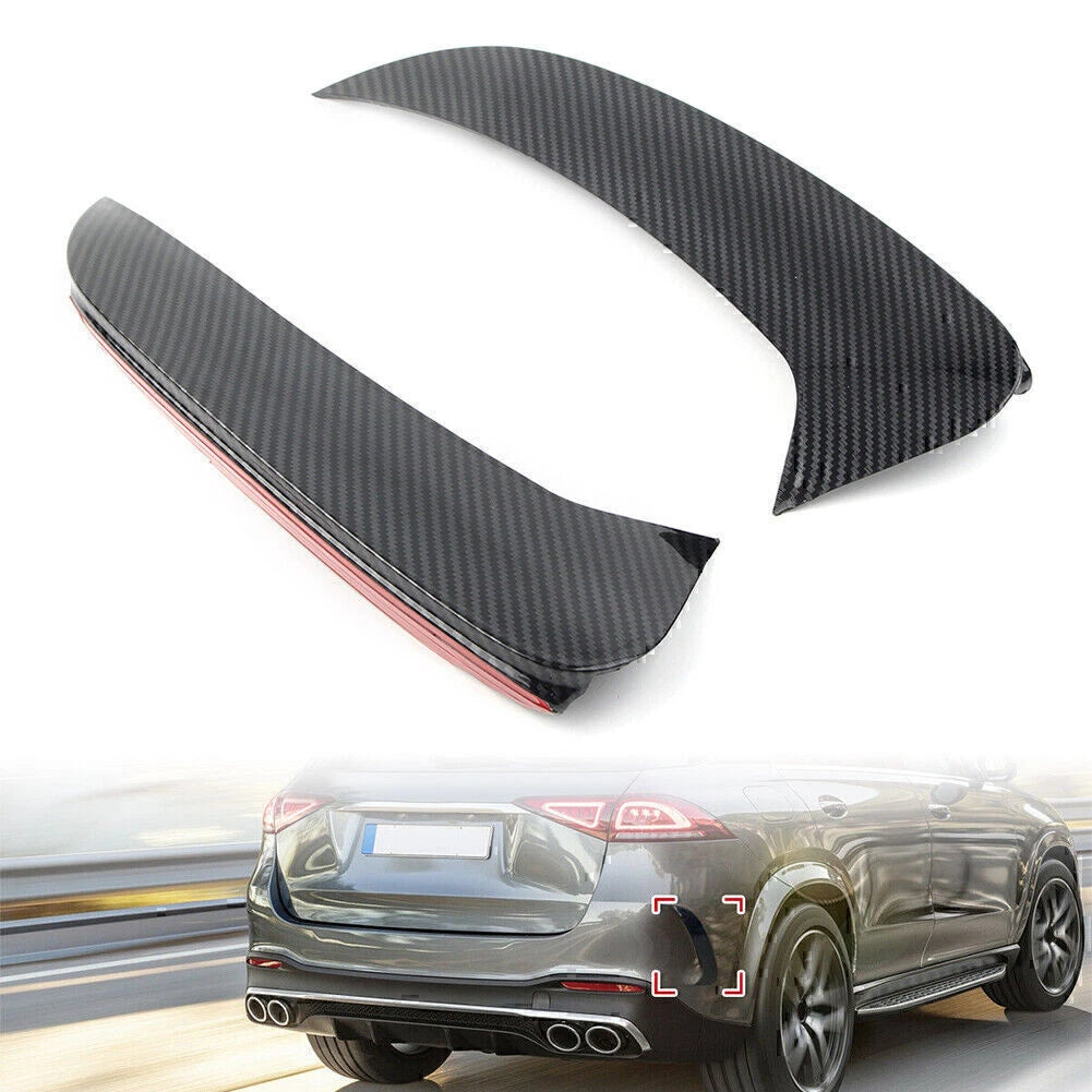Rear Bumper Splitter Spoiler Canard Air Vent for Benz GLE W167 (2020-2023)